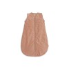 Slaapzak met afritsbare mouwen -  Rib light terra